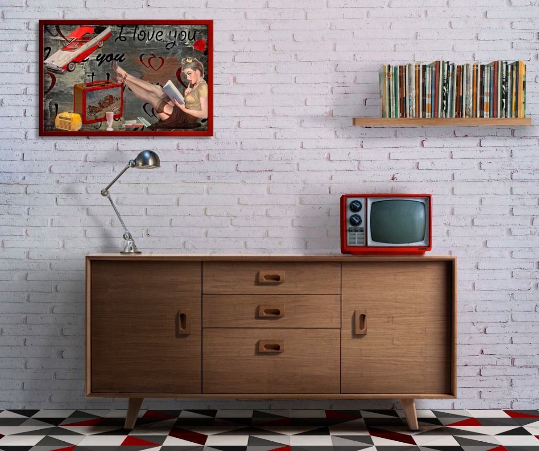 Buffet style scandinave brin d'ouest