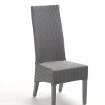 Chaise en loom gris cendre