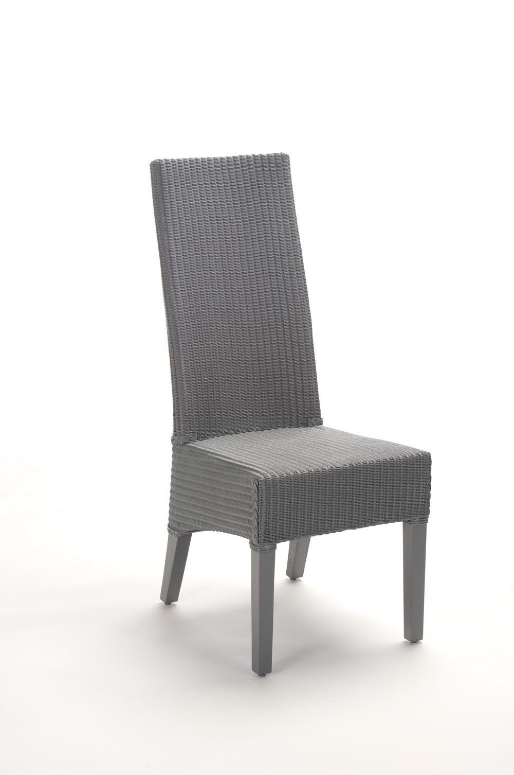 Chaise en loom gris cendre