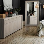 Buffet en bois 3 portes 3 tiroirs