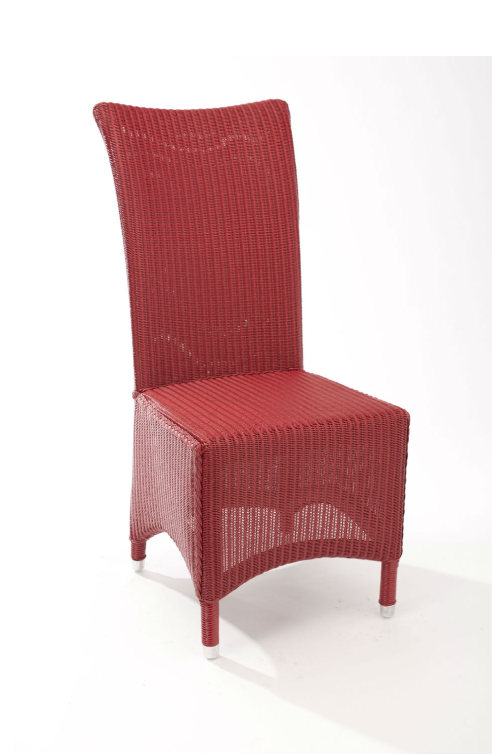 Chaise esthétique en loom framboise