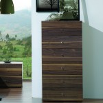 Chiffonnier 6 tiroirs en noyer