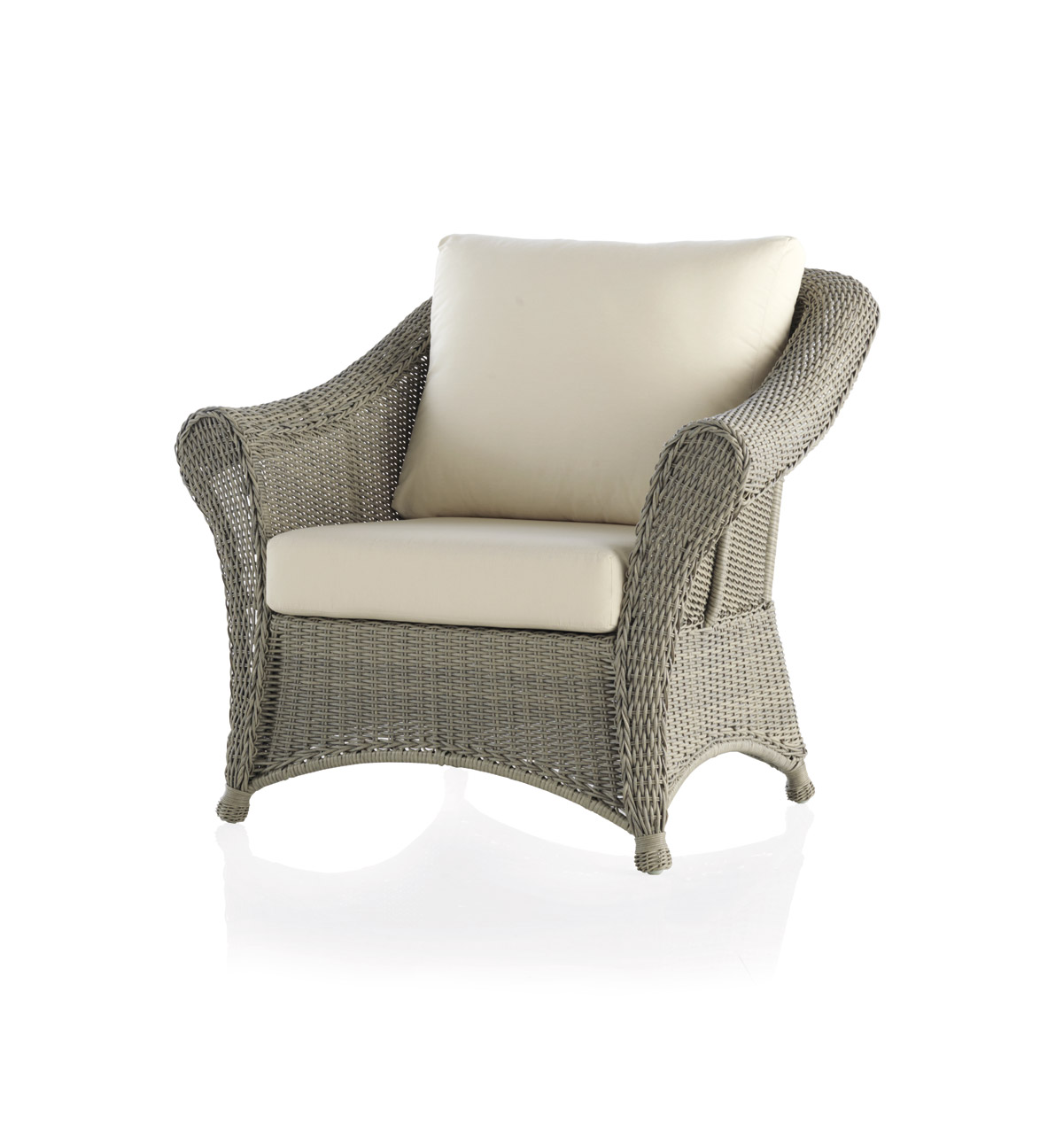 Fauteuil d\'extérieur en résine tressée - Brin d\'Ouest Fauteuil d\'extérieur en résine tressée - Brin d\'Ouest