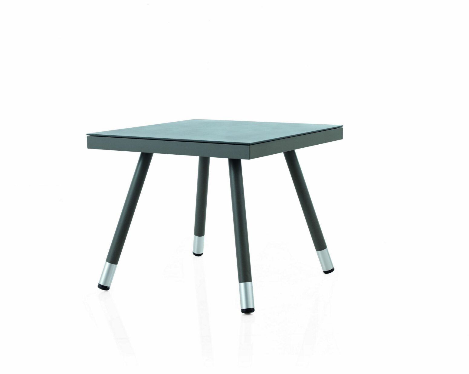 Petite table de jardin en aluminium