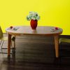 Table en bois avec allonges intégrées