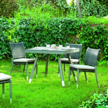 chaises de jardin en resine tresee