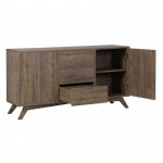 Buffet scandinave 2 portes 3 tiroirs
