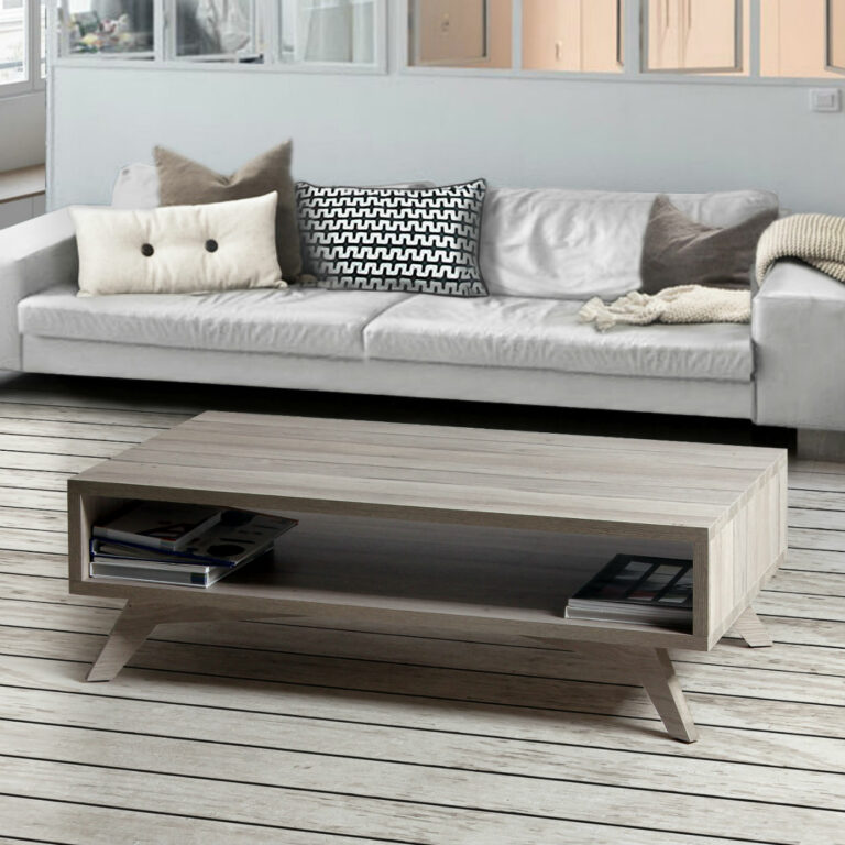 Table basse style scandinave deux plateaux - Brin d'Ouest