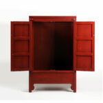 armoire de mariage chinoise rouge