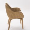 chaise fauteuil lloyd loom pieds bois