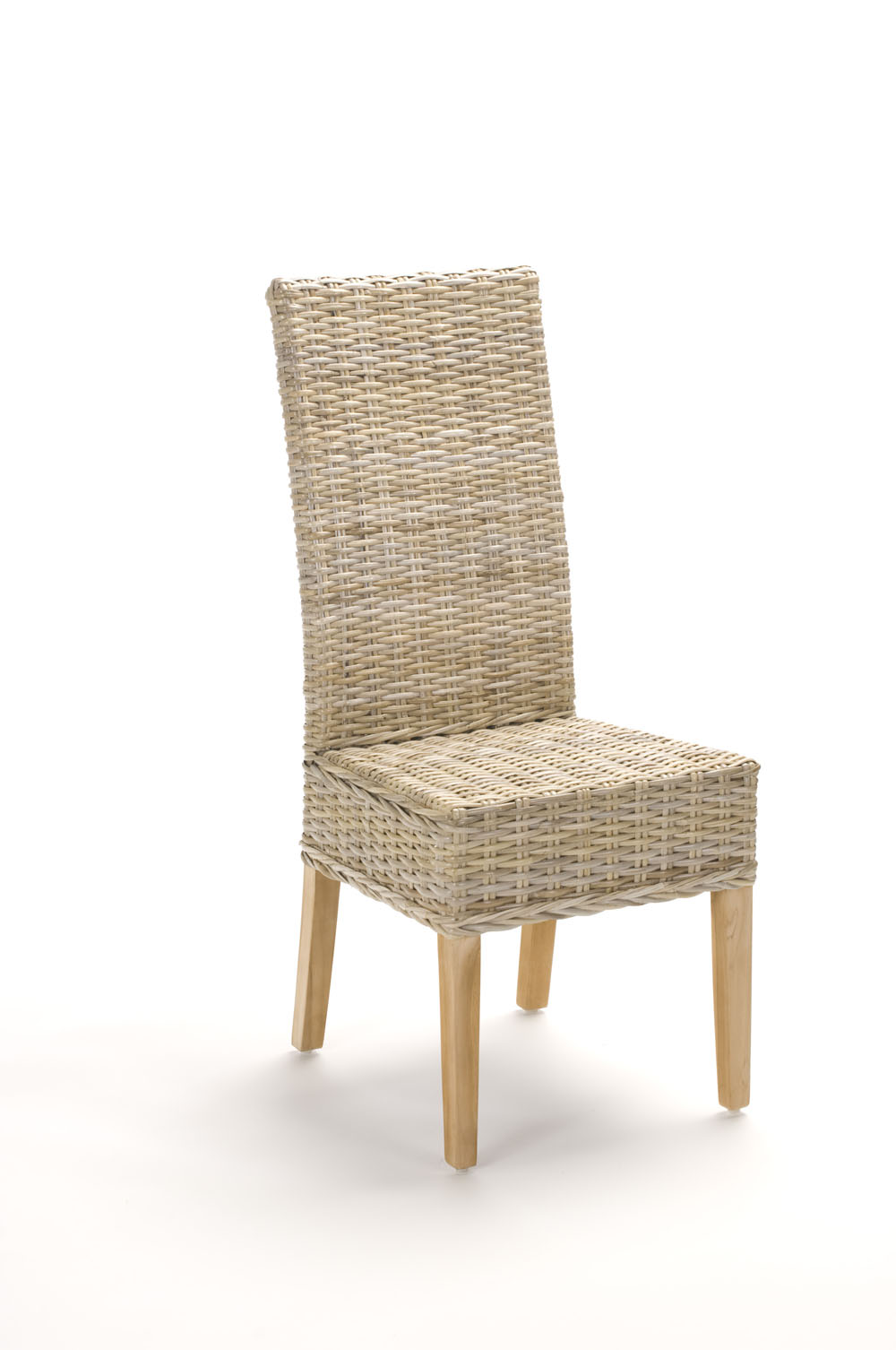 Chaise en rotin gris tress kubu Brin d Ouest Chaise en rotin gris tress kubu Brin d Ouest