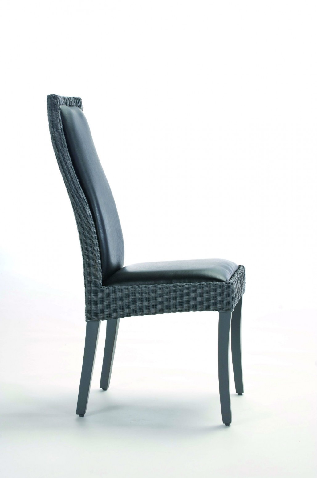 Chaise design contemporain Lloyd loom Brin d'Ouest