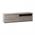 meuble tv long 160 cm avec niche