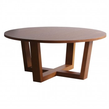 Tables basse ronde 120 cm pieds croisés