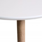 Plateau blanc laqué table basse scandinave