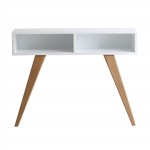 Console blanche scandinave