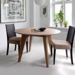 Table de repas scandinave ronde avec chaises