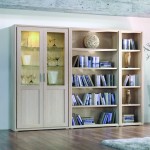 Meuble vitrine et bibliothèques en bois moderne