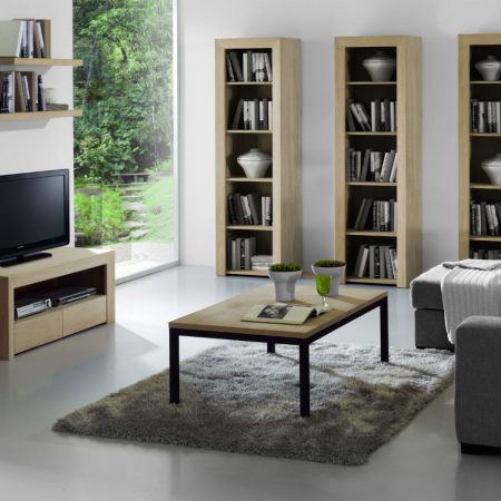 Meubles de salon en bois style contemporain