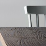 Plateau de table de salle à manger en bois vieilli