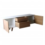 Buffet scandinave 2 portes 2 tiroirs