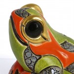 Grenouille déco en céramique