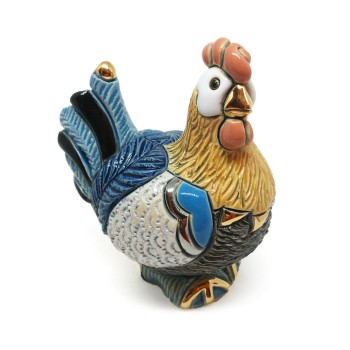 Poule déco en céramique