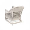 Fauteuil de jardin colonial blanc