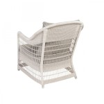 Fauteuil de jardin colonial blanc