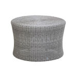 Table basse ronde pour le jardin couleur grise