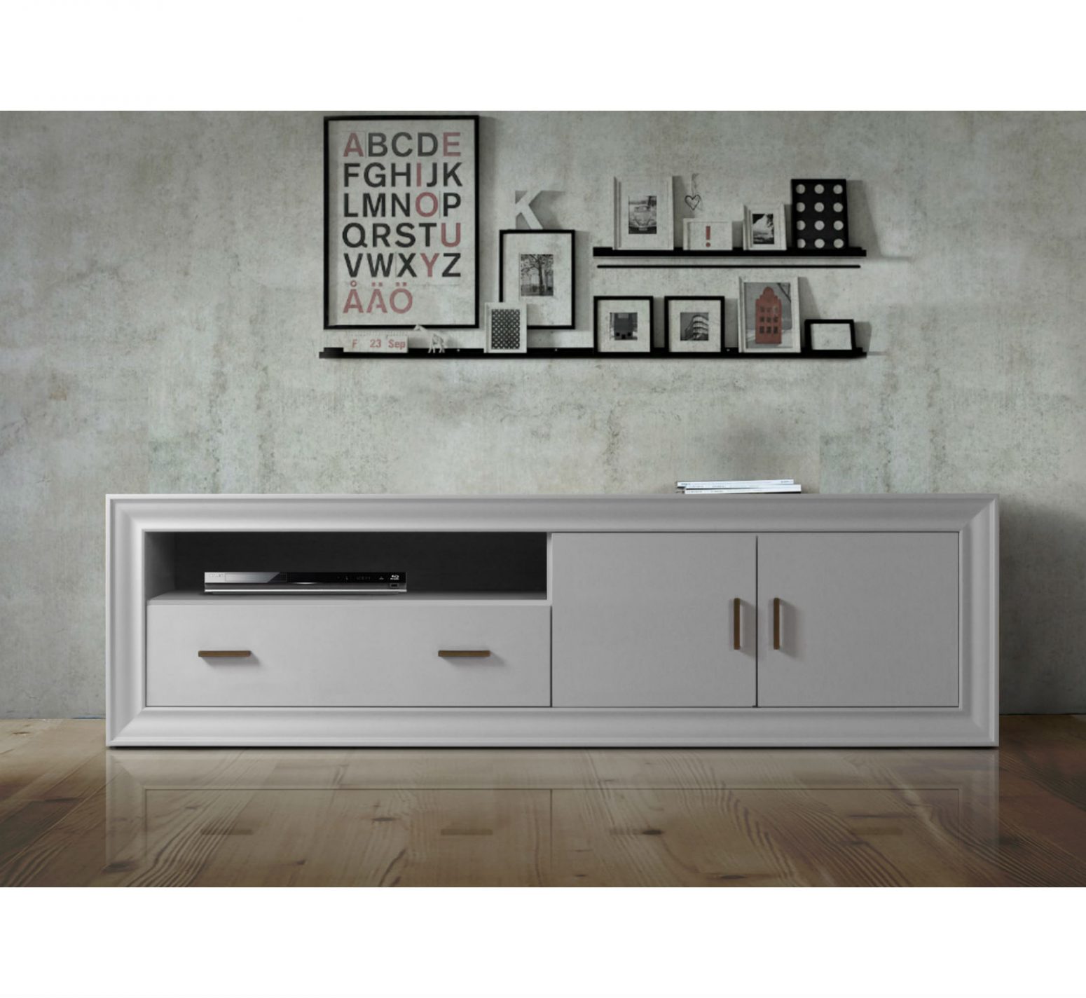 Meuble tv en hetre