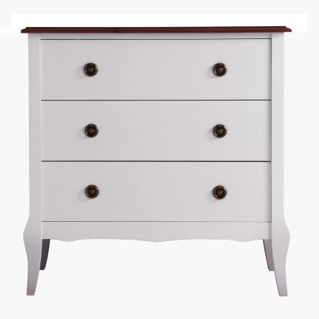 Petite commode en pin 3 tiroirs