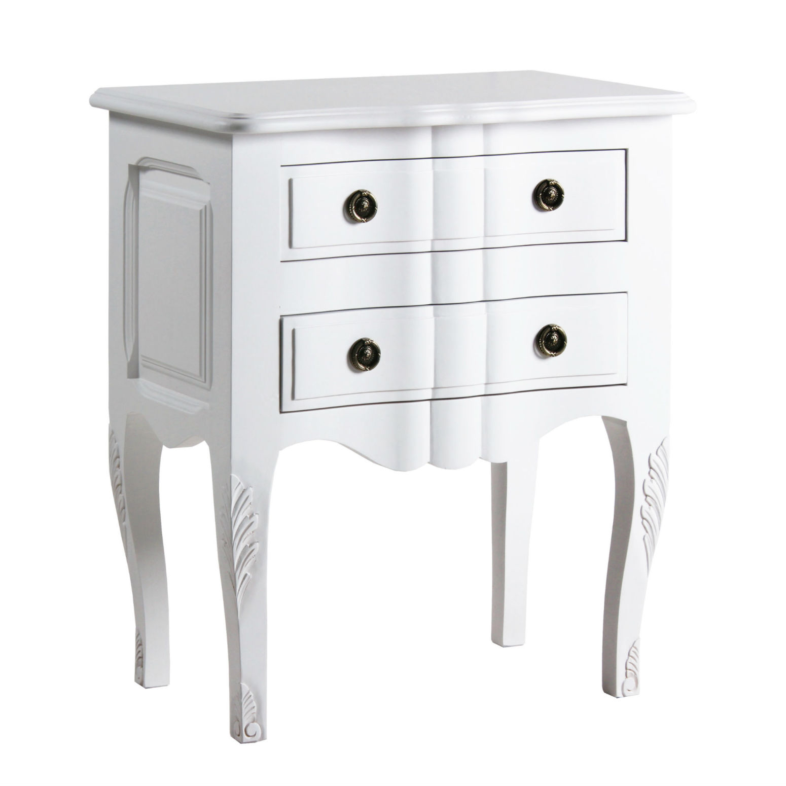 Petite console d'entrée en pin blanc