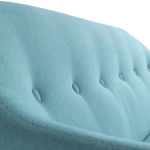 Canapé scandinave 2 places bleu