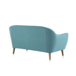 Banquette 2 places scandinave avec pieds bois