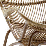 Rocking chair rotin antique Sika Design