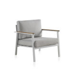 Fauteuil de jardin en aluminium blanc