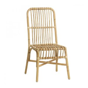 Chaise rotin vintage naturel Kok