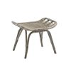 Repose pied en rotin Sika Design couleur taupe