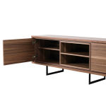 Buffet bas 240 cm en noyer