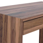 Bureau en noyer avec 2 tiroirs