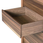 Chiffonnier semainier 7 tiroirs en noyer