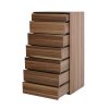 Meuble chiffonnier 7 tiroirs en noyer