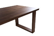 table rectangulaire en noyer