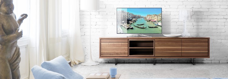 meuble tv enfilade en bois