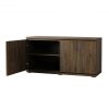 Buffet mélaminé 120 cm 2 portes