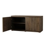 Buffet mélaminé 120 cm 2 portes