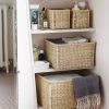Paniers de rangement rotin naturel
