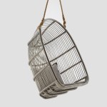 balancelle en rotin taupe