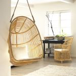 fauteuil suspendu en rotin